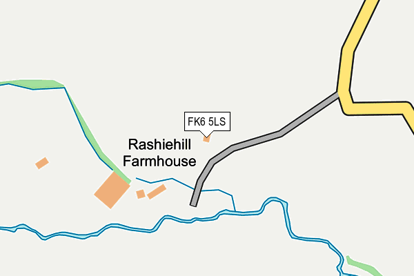 FK6 5LS map - OS OpenMap – Local (Ordnance Survey)