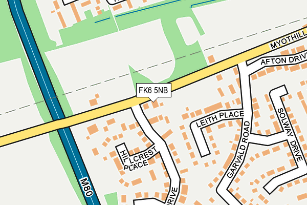 FK6 5NB map - OS OpenMap – Local (Ordnance Survey)