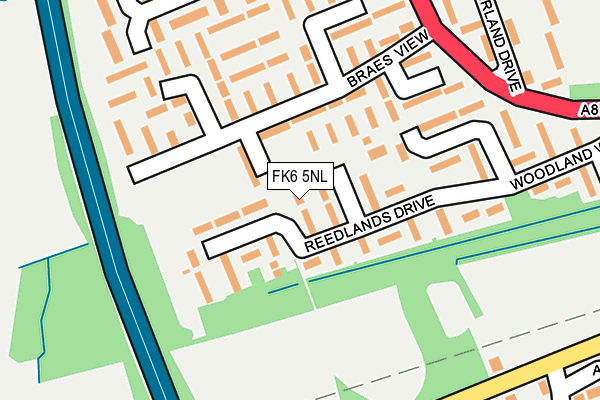 FK6 5NL map - OS OpenMap – Local (Ordnance Survey)