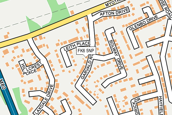 FK6 5NP map - OS OpenMap – Local (Ordnance Survey)