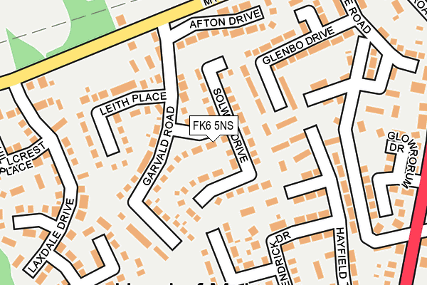 FK6 5NS map - OS OpenMap – Local (Ordnance Survey)