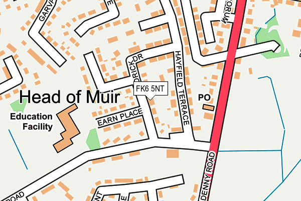 FK6 5NT map - OS OpenMap – Local (Ordnance Survey)