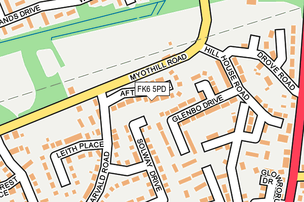 FK6 5PD map - OS OpenMap – Local (Ordnance Survey)