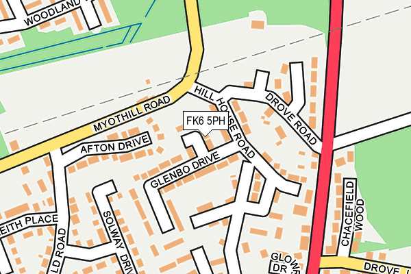 FK6 5PH map - OS OpenMap – Local (Ordnance Survey)