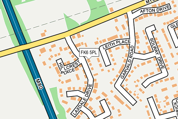 FK6 5PL map - OS OpenMap – Local (Ordnance Survey)