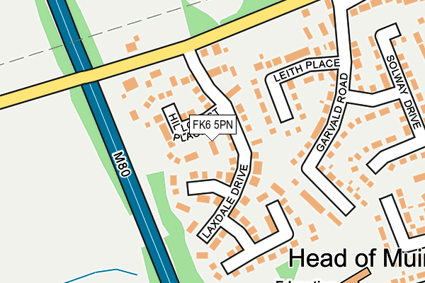 FK6 5PN map - OS OpenMap – Local (Ordnance Survey)