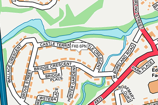 FK6 6PN map - OS OpenMap – Local (Ordnance Survey)