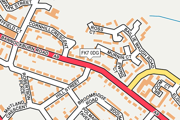 FK7 0DG map - OS OpenMap – Local (Ordnance Survey)