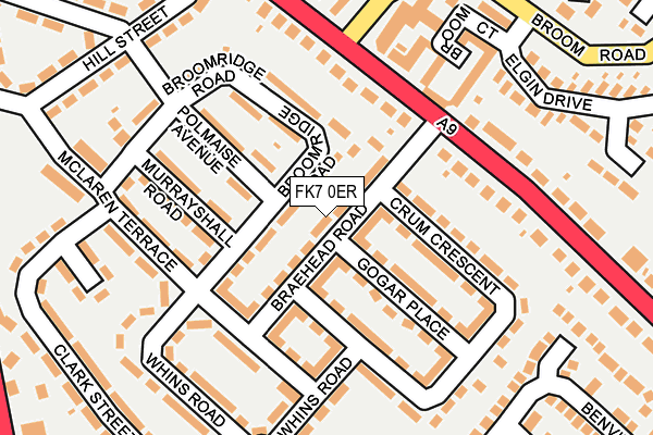 FK7 0ER map - OS OpenMap – Local (Ordnance Survey)