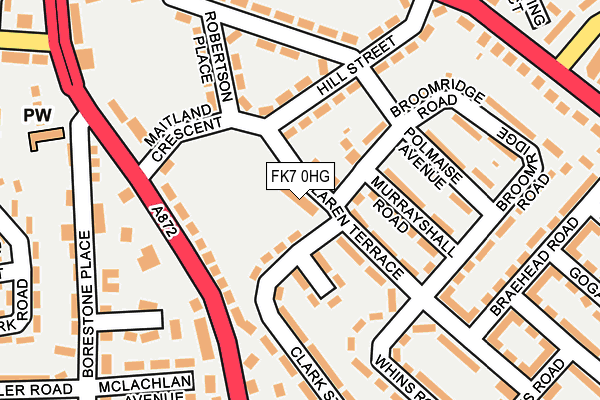 FK7 0HG map - OS OpenMap – Local (Ordnance Survey)