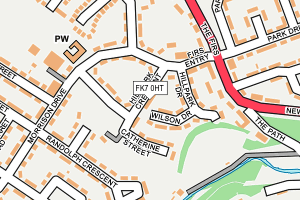 FK7 0HT map - OS OpenMap – Local (Ordnance Survey)