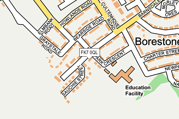 FK7 0QL map - OS OpenMap – Local (Ordnance Survey)