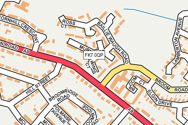 FK7 0QP map - OS OpenMap – Local (Ordnance Survey)