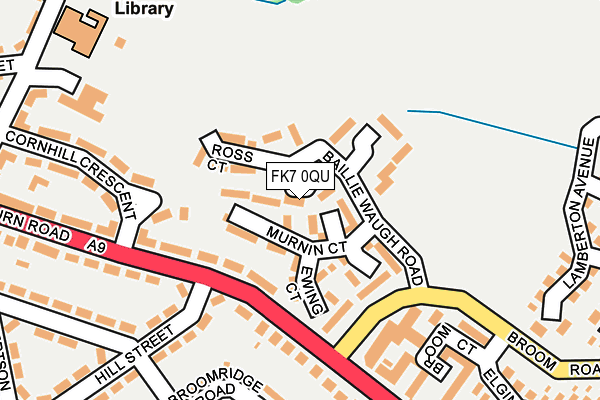 FK7 0QU map - OS OpenMap – Local (Ordnance Survey)