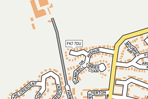 Map of P. KERR LTD. at local scale