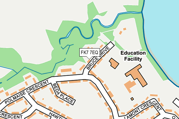 FK7 7EQ map - OS OpenMap – Local (Ordnance Survey)