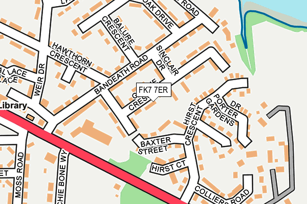 FK7 7ER map - OS OpenMap – Local (Ordnance Survey)