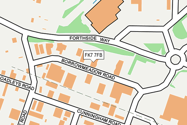 FK7 7FB map - OS OpenMap – Local (Ordnance Survey)