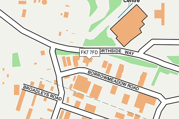 FK7 7FD map - OS OpenMap – Local (Ordnance Survey)