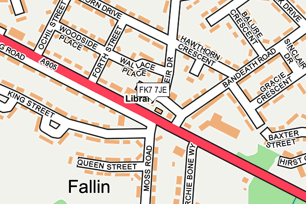 Map of STIRLING FAST FOOD LTD at local scale