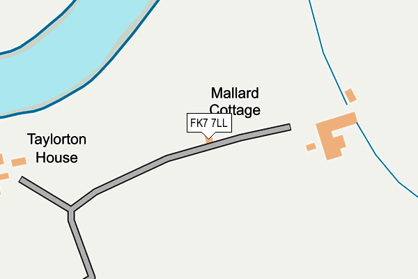 FK7 7LL map - OS OpenMap – Local (Ordnance Survey)