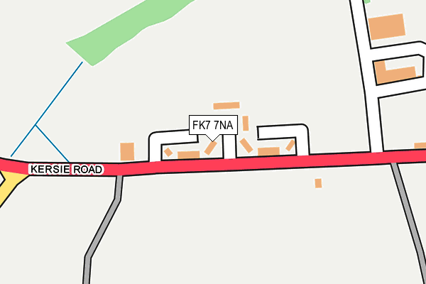 FK7 7NA map - OS OpenMap – Local (Ordnance Survey)