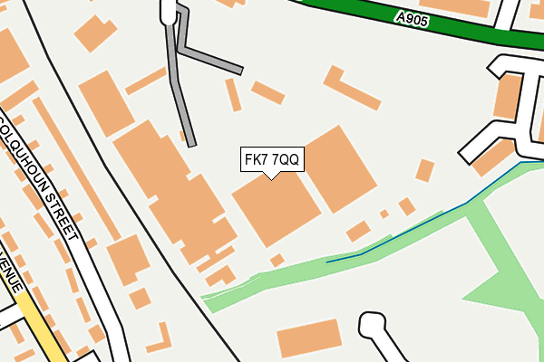 FK7 7QQ map - OS OpenMap – Local (Ordnance Survey)