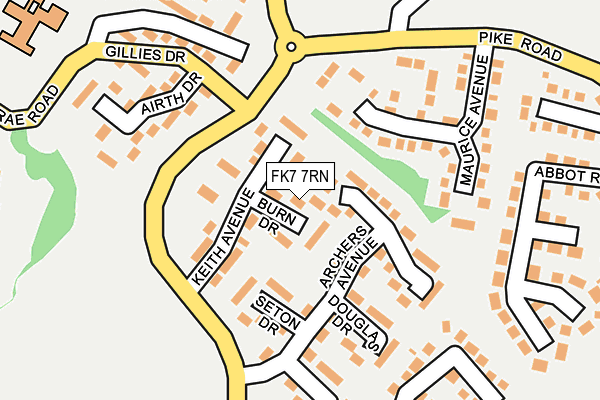 FK7 7RN map - OS OpenMap – Local (Ordnance Survey)