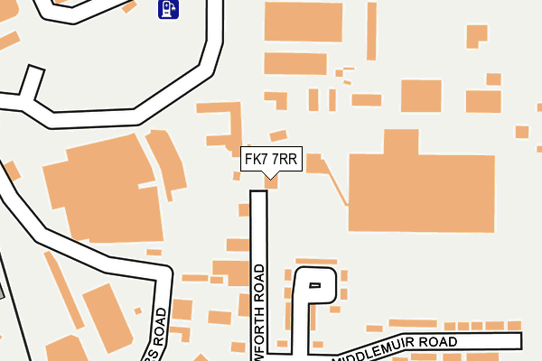 FK7 7RR map - OS OpenMap – Local (Ordnance Survey)
