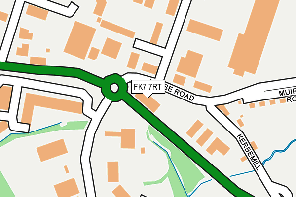 FK7 7RT map - OS OpenMap – Local (Ordnance Survey)