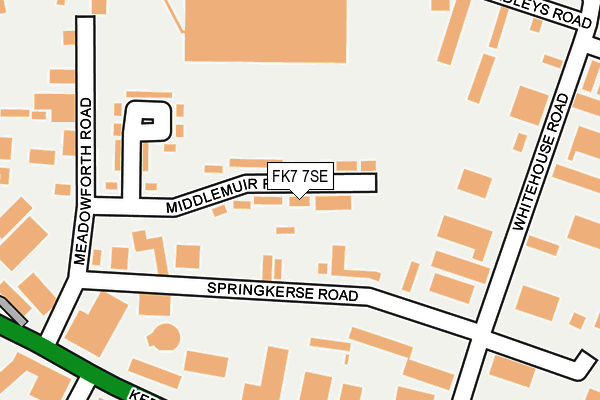 FK7 7SE map - OS OpenMap – Local (Ordnance Survey)