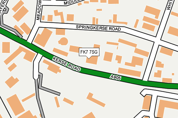 FK7 7SG map - OS OpenMap – Local (Ordnance Survey)