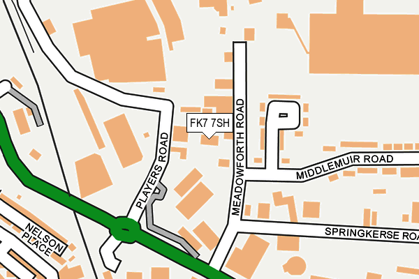 FK7 7SH map - OS OpenMap – Local (Ordnance Survey)