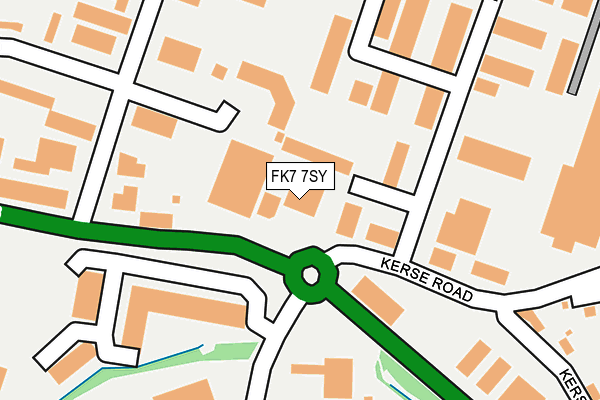 FK7 7SY map - OS OpenMap – Local (Ordnance Survey)