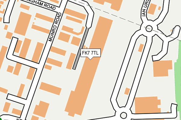 FK7 7TL map - OS OpenMap – Local (Ordnance Survey)