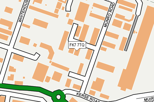 FK7 7TQ map - OS OpenMap – Local (Ordnance Survey)