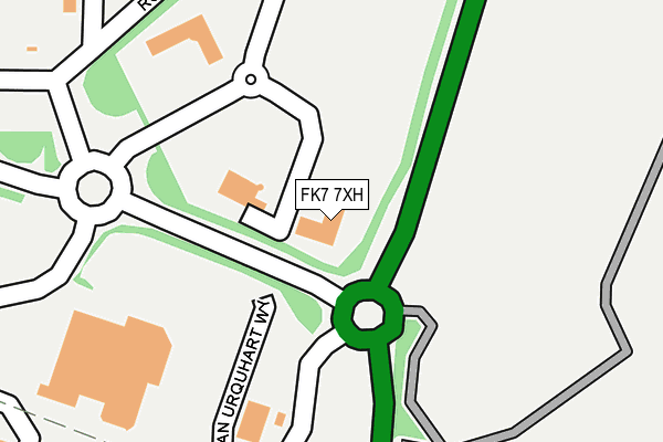 FK7 7XH map - OS OpenMap – Local (Ordnance Survey)