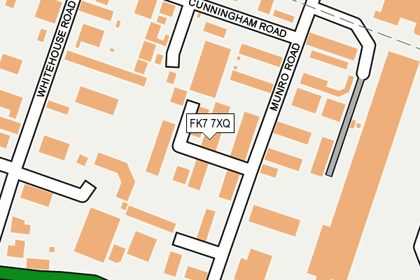 FK7 7XQ map - OS OpenMap – Local (Ordnance Survey)