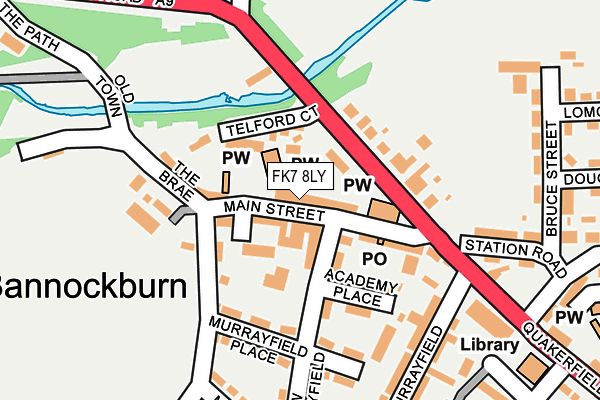 FK7 8LY map - OS OpenMap – Local (Ordnance Survey)
