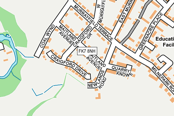 FK7 8NH map - OS OpenMap – Local (Ordnance Survey)