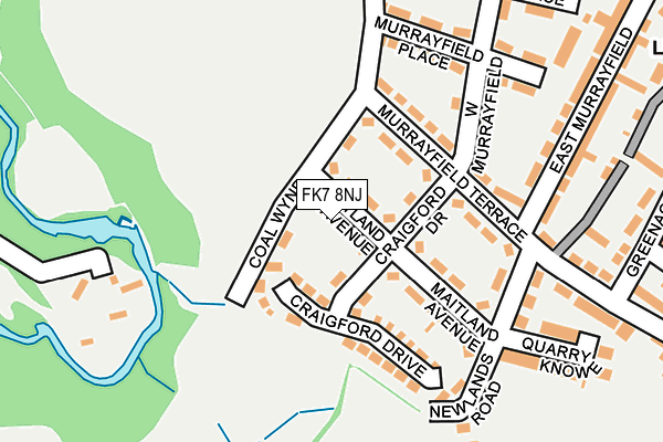 FK7 8NJ map - OS OpenMap – Local (Ordnance Survey)