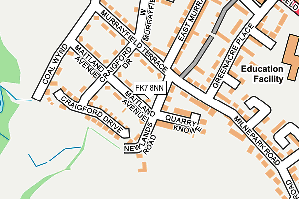 FK7 8NN map - OS OpenMap – Local (Ordnance Survey)