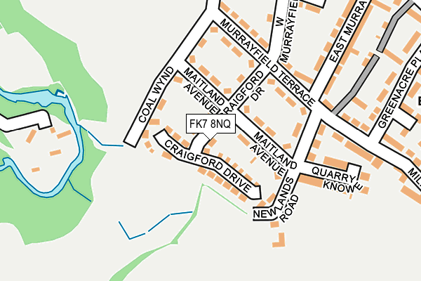 FK7 8NQ map - OS OpenMap – Local (Ordnance Survey)