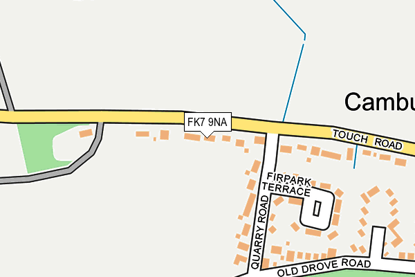 FK7 9NA map - OS OpenMap – Local (Ordnance Survey)