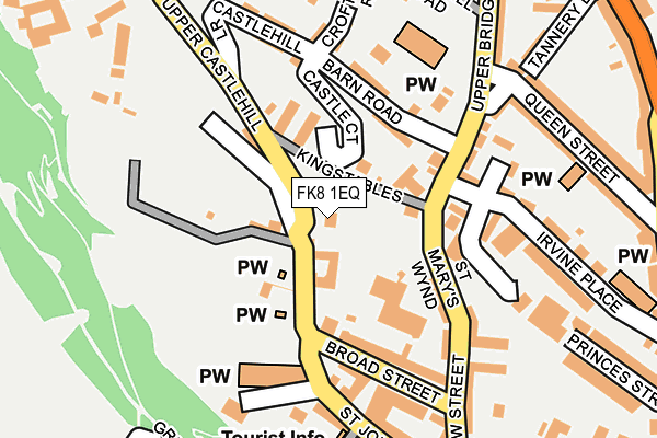 FK8 1EQ map - OS OpenMap – Local (Ordnance Survey)