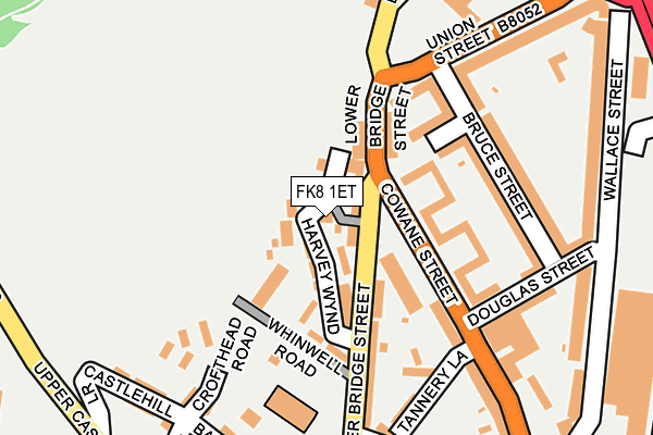 FK8 1ET map - OS OpenMap – Local (Ordnance Survey)