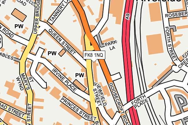 FK8 1NQ map - OS OpenMap – Local (Ordnance Survey)