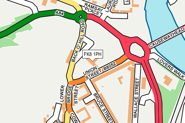 FK8 1PH map - OS OpenMap – Local (Ordnance Survey)