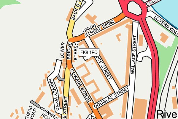 FK8 1PQ map - OS OpenMap – Local (Ordnance Survey)