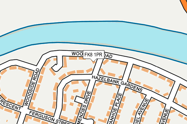 FK8 1PR map - OS OpenMap – Local (Ordnance Survey)